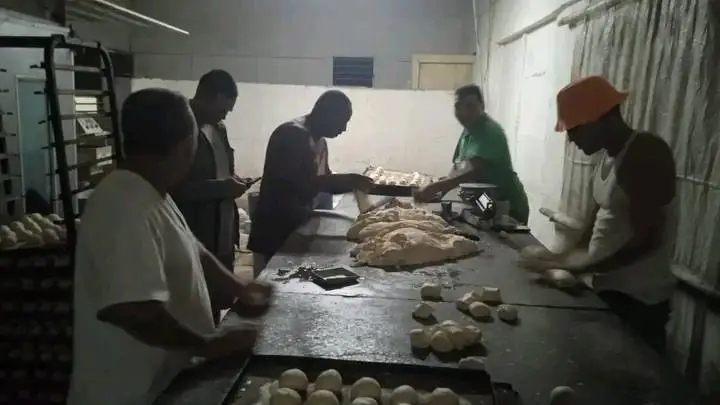 Producción de pan